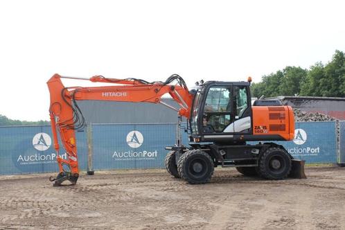 Veiling: Wielgraafmachine Hitachi ZX140W-5B Diesel 2016, Zakelijke goederen, Machines en Bouw | Kranen en Graafmachines, Ophalen