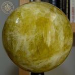 Large Citrine crystal sphere Kristal - Hoogte: 14 cm -