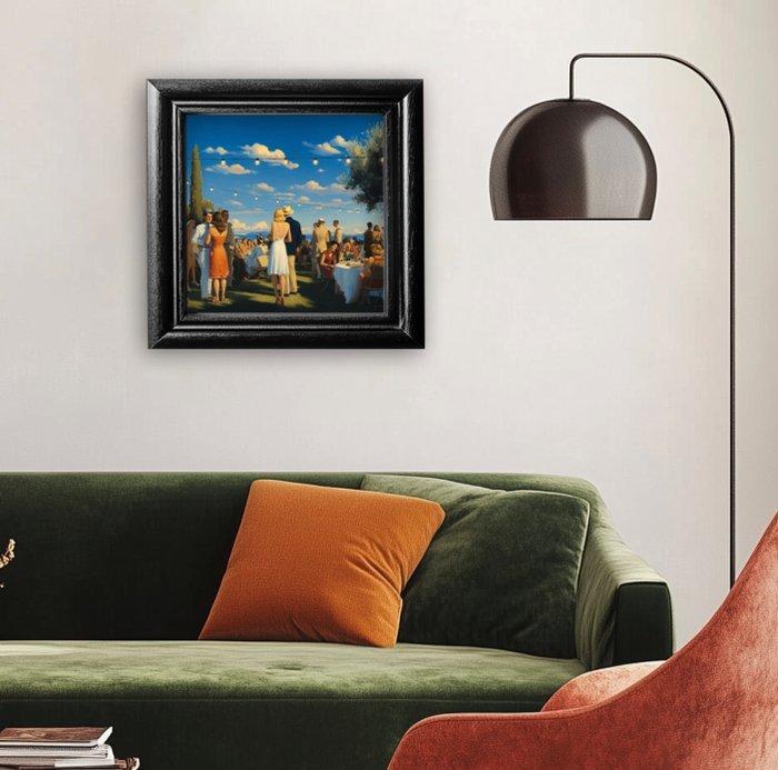 Le Yack - Sous les lampions - Hand signed, Antiek en Kunst, Antiek | Overige Antiek