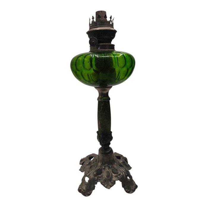 Kosmos Brenner - Olielamp - Glas, Metaal, Antiek en Kunst, Antiek | Overige Antiek
