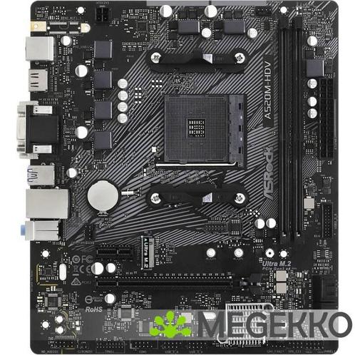 Asrock A520M-HDV, Computers en Software, Overige Computers en Software, Nieuw, Verzenden