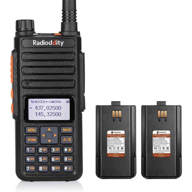 Radioddity - walkietalkie - zendvermogen 10 km - 10 Watt -, Audio, Tv en Foto, Radio's, Verzenden