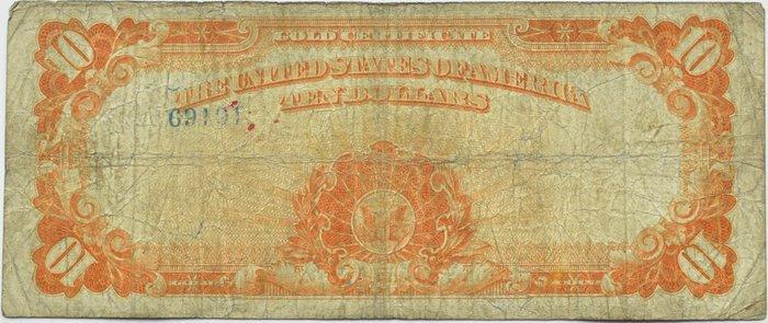 Verenigde Staten van Amerika. - 10 Dollars 1922 - Fr# 1173, Postzegels en Munten, Bankbiljetten | Europa | Niet-Eurobiljetten