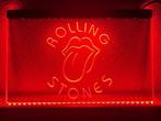 Rolling stones neon bord lamp LED verlichting lichtbak #2, Nieuw, Verzenden
