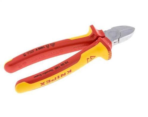 Knipex Zijkniptang 180mm VDE Getest Tot 1000V, Doe-het-zelf en Bouw, Gereedschap | Handgereedschap, Verzenden