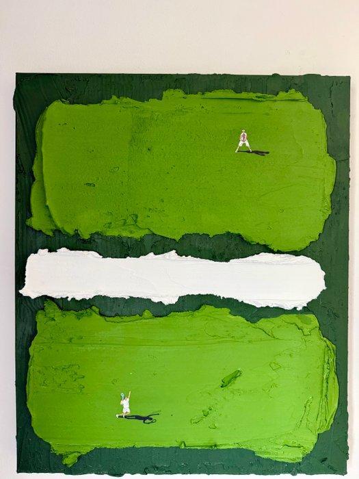 Stijn Feijen - Tennis Final, Antiek en Kunst, Kunst | Schilderijen | Modern