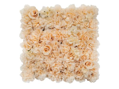 Flowerwall, 4x panelen kunstbloemen decoratie (KHSQ012), Maison & Meubles, Accessoires pour la Maison | Plantes & Fleurs artificielles