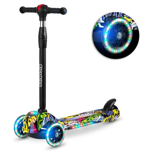 Kleurrijke step met verstelbaar stuur - Perfect cadeau vo..., Fietsen en Brommers, Steps, Nieuw, Ophalen of Verzenden