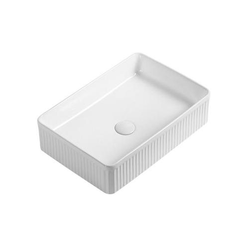 Waskom Sapho Picobello Keramisch Rechthoek 50x34 cm Wit, Doe-het-zelf en Bouw, Sanitair, Overige typen, Nieuw, Ophalen of Verzenden