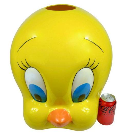 Tweety XXL 43 cm. - Hoofd van een figuur - Vintage big, Antiek en Kunst, Curiosa en Brocante