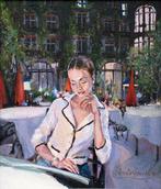 Larissa Alpatova Fedchenko - Lady in a cafe