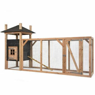 konijnenhok Hooiberg Tom met XL ren, Animaux & Accessoires, Rongeurs & Lapins | Cages & Clapiers