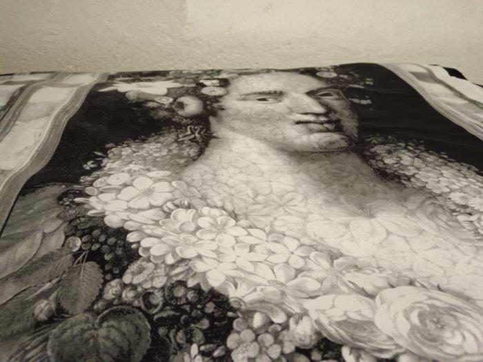 Gespannen stof meet 8x1,60 m. - Textiel - 800 cm - 160 cm -, Antiek en Kunst, Antiek | Tapijten, Tafelkleden en Textiel