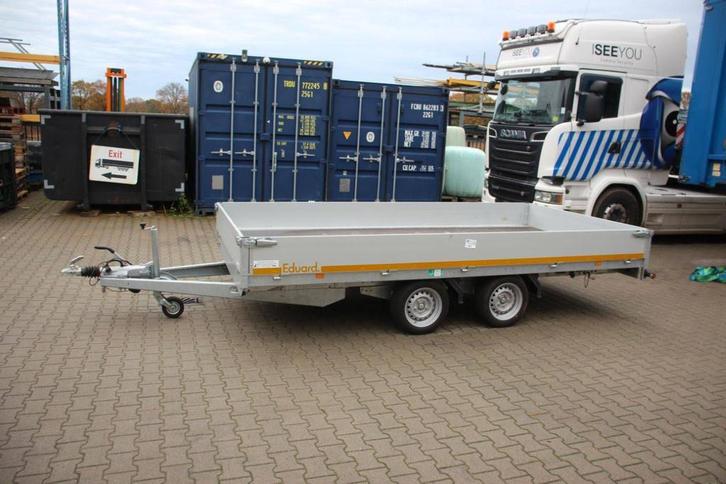 Veiling: Aanhangwagen Eduard P4 Elektrisch 3500kg 2025, Auto diversen, Aanhangers en Bagagewagens, Ophalen