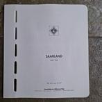 Sarre 1947/1959 - Verzameling postfris op Leuchtturm vooraf, Gestempeld