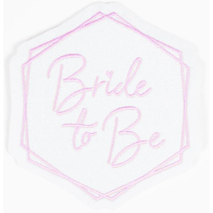 Patch Bride To Be 9,8cm, Hobby en Vrije tijd, Feestartikelen, Nieuw, Verzenden