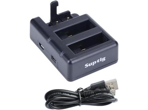 Veiling - Suptig - Batterijlader Drievoudige lader voor GoPr, Audio, Tv en Foto, Actiecamera's, Gebruikt