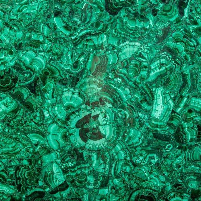 Malachit Salontafel - Exclusief - AAA Kwaliteit Malachiet, Collections, Minéraux & Fossiles