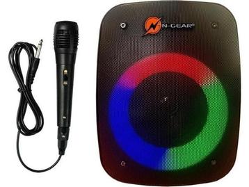 Veiling - 5x Party karaoke speaker + microphone beschikbaar voor biedingen