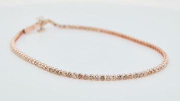Zonder Minimumprijs - Armband - 18 karaat Roségoud - 1.32ct.