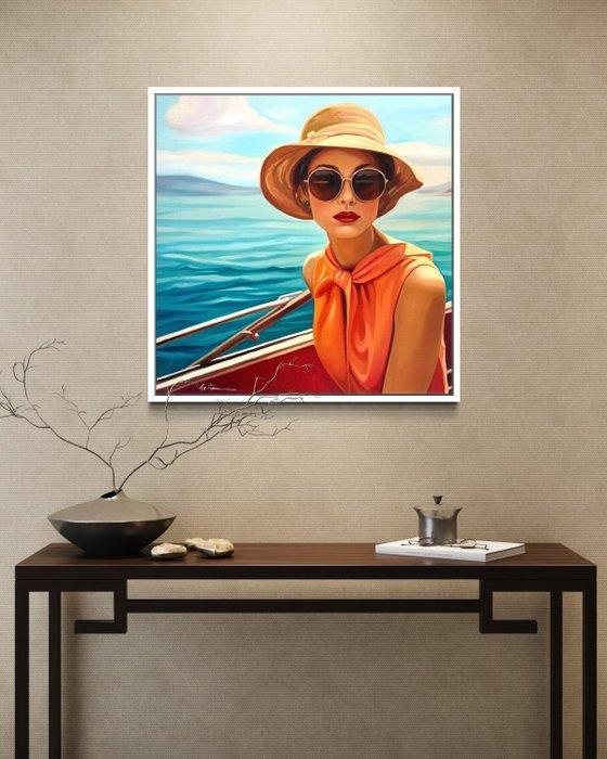 Laura Anton - The French Lady, Antiek en Kunst, Kunst | Designobjecten