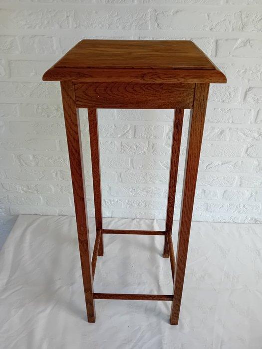 Plantentafel - Hout - Bijzettafel piedestal, Antiek en Kunst, Curiosa en Brocante