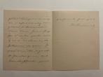 Alexandre Dumas, fils - Lettre autographe signée - 1890, Nieuw