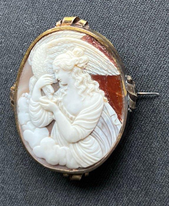 Zonder Minimumprijs - Broche Shell, Handtassen en Accessoires, Antieke sieraden