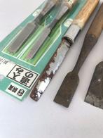 Ensemble de 7 gouges (outils de menuiserie japonaise vintage, Antiquités & Art