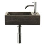 Fonteinset Differnz Patra 40x23x11 cm Bluestone Zwart, Doe-het-zelf en Bouw, Ophalen of Verzenden, Nieuw, Chroom, Overige typen