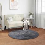 vidaXL Faux Schaapsvacht Tapijt Tafalla Antraciet Ø 120 cm, Verzenden, Nieuw