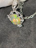 Opaal - Zilver - Ketting met hanger