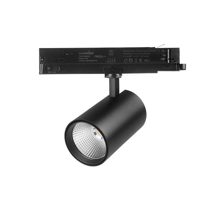 Luxar 3-Fase DALI Railspot 30W CCT Zwart, Huis en Inrichting, Lampen | Plafondlampen, Nieuw, Verzenden