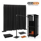 WENTEX® Pipe en Drape set - 27 meter systeem + gordijnen en, Verzenden