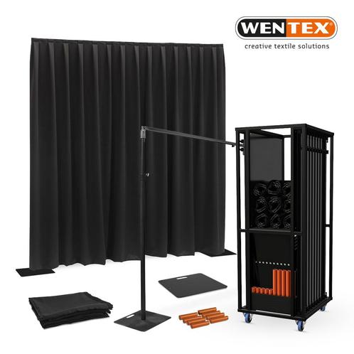 WENTEX® Pipe en Drape set - 27 meter systeem + gordijnen en, Muziek en Instrumenten, Licht en Laser, Verzenden