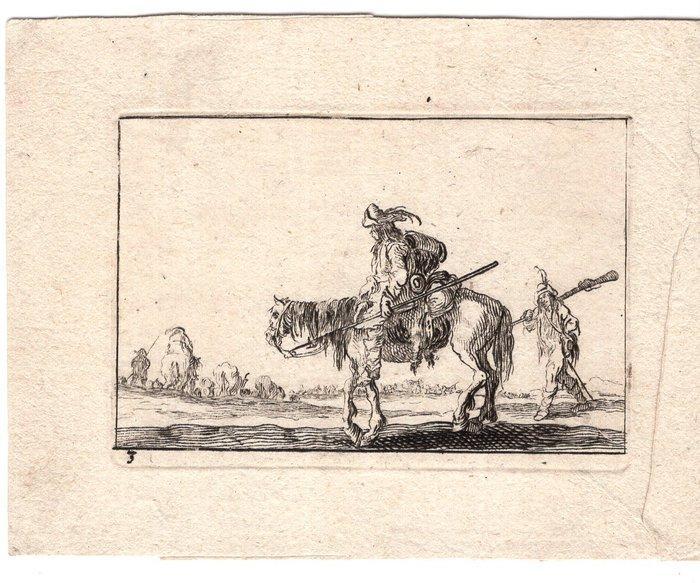 Stefano Della Bella (1610-1664) - Quattro importanti, Antiquités & Art, Antiquités | Autres Antiquités