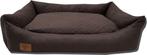 Moderne hondenmand bruin - Design hondenbed 100x70 cm - W..., Dieren en Toebehoren, Ophalen of Verzenden, Nieuw, Stof