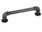 Buisgreep Oud Tin 128 mm, Nieuw, Overige materialen, Klink of Kruk