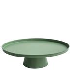 Metalen dienblad- salie groen, Huis en Inrichting, Woonaccessoires | Dienbladen, Ophalen of Verzenden, Nieuw, Rond, Metaal