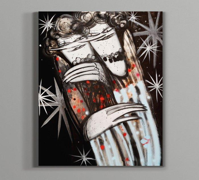 Yana Medow - Shady sisters XL, Antiek en Kunst, Kunst | Schilderijen | Modern