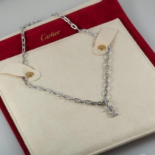 Cartier - Ketting - Spartacus Chain + Double Charm Logo, Handtassen en Accessoires, Antieke sieraden