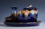 Faienceries de Thulin - Vaas (4) - Art Deco set met