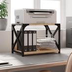 vidaXL Printerstandaard 44x26x31,5 cm bewerkt hout sonoma, Verzenden