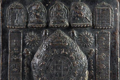 Plaque - Koper, Antiek en Kunst, Antiek | Overige Antiek