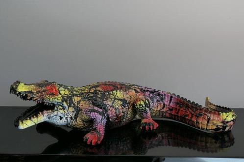 RichART - Crocodile Double face version XXXL (60 cm de, Antiek en Kunst, Kunst | Designobjecten