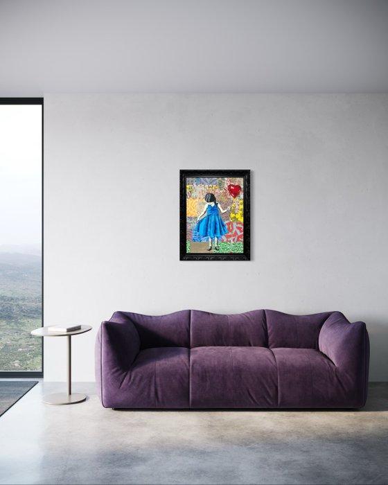 Mr Brainwash (1966) - Beautiful Girl (Unq 1/1), Antiek en Kunst, Kunst | Schilderijen | Modern