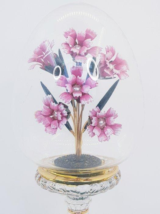 Œuf Fabergé - Le bouquet de carnations par Fabergé/Franklin, Antiquités & Art, Curiosités & Brocante