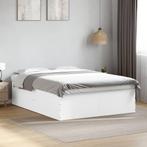 vidaXL Bedframe bewerkt hout wit 160x200 cm, Huis en Inrichting, Verzenden, Nieuw