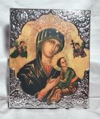 Icoon - Onze-Lieve-Vrouw van Altijddurende Bijstand - Hout,, Antiek en Kunst