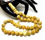 Baltisch amber tesbih gebedskralen rozenkrans, ronde, Antiek en Kunst